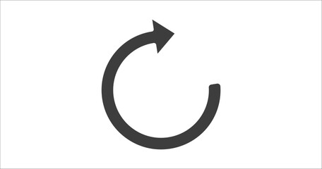 refresh arrows icon. Filled refresh arrows icon from user interface collection. Glyph vector. Editable refresh arrows symbol can be used web and mobile