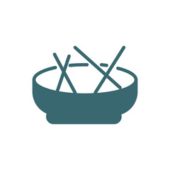 beef and garlic icon. Filled beef and garlic icon from culture and civilization collection. Glyph vector isolated on white background. Editable beef and garlic symbol can be used web and mobile