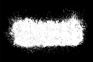 Fototapeta premium Scribble hand drawn in chalk on black background. Monochrome stain element. Digitally generated image. Vector illustration, Eps 10.