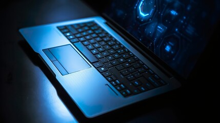 Cyber security, privacy and data storage protection. Document management system with password and encryption. Encrypted files on computer or server. Finger touching lock icon on electronic circuit