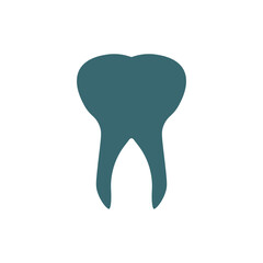 teeth icon. Filled teeth icon from medical collection. Glyph vector isolated on white background. Editable teeth symbol can be used web and mobile