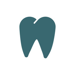 tooth icon. Filled tooth icon from medical collection. Glyph vector isolated on white background. Editable tooth symbol can be used web and mobile