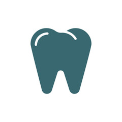 premolar icon. Filled premolar icon from medical collection. Glyph vector isolated on white background. Editable premolar symbol can be used web and mobile