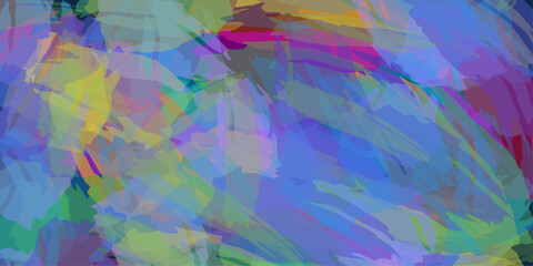 Motley colored background of translucent texture brush strokes, bright contrasting abstract background, mosaic background	
