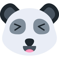 Fototapeta premium Panda Emoji Icon