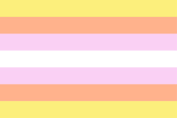 LGBTQ+ Rights Pride Flag of Pangender flag Vector