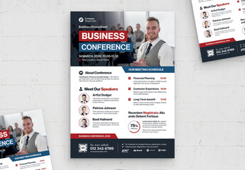 Business Conference Event Flyer Template