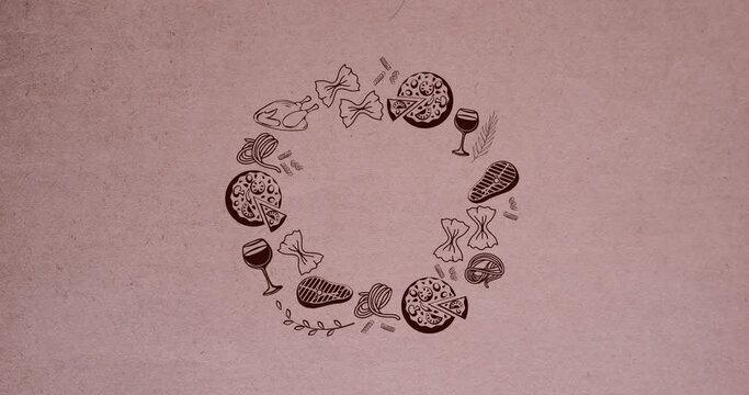 intro short video for restaurant, cafe, presentation (pizzeria, fast food, pasta), bloggers and vloggers.
You can place the restaurant (cafe) logo and name in the center of the video.