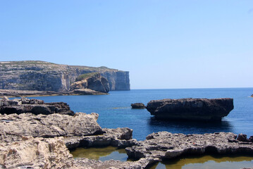 scogliera di gozo malta