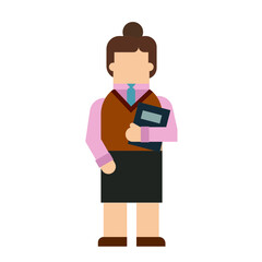 Woman Teacher Character Set – Illustrations_Character