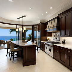 modern kitchen interior