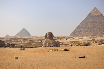 Gizeh pyramids near Cairo - Egypt
