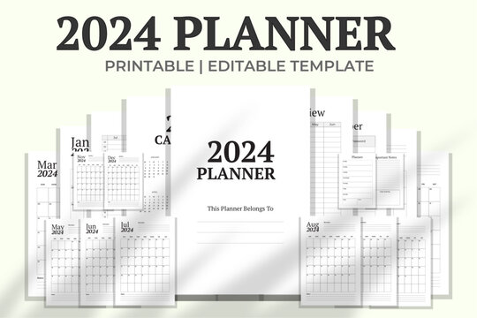 2024 Daily Planner Kdp Interior