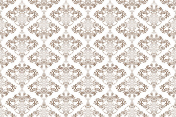Seamless ornament on background. Floral ornament on background