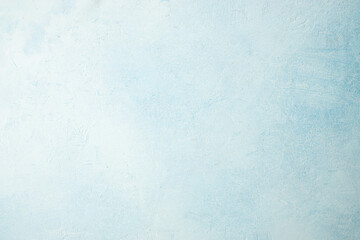 blue concrete background, summer wallpaper. Concrete abstract wall of light cyan color, water color