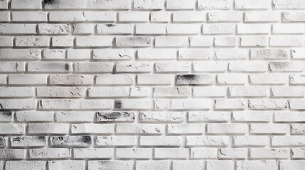 Obraz premium White brick wall, old texture of red stone blocks. Generative Ai