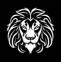 lion head silhouette