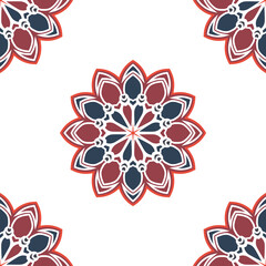 Seamless background with geometric pattern