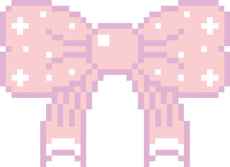 bow pixel art vector image	