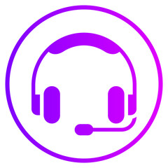 helpdesk gradient icon