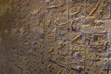 Details of valley of Kings in Luxor - Egypt