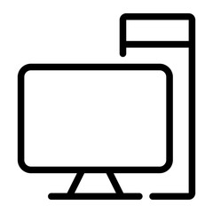 computer line icon