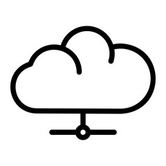 data center line icon