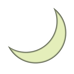 Isolated colored moon sketch icon Vector