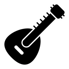 Sitar Glyph Icon