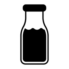 Milk Bottle Glyph Icon