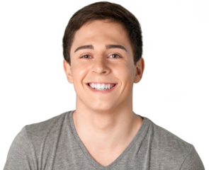 Portrait of Smiling Young Man