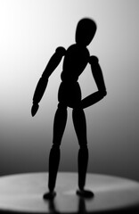 Wooden art model mannequin