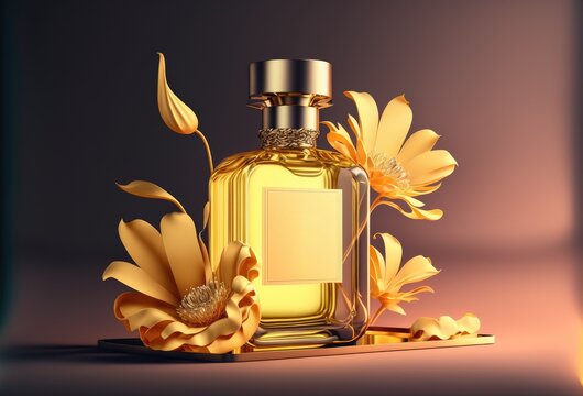 perfume container banner shop the latest fragrance trends generative ai