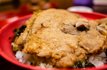 Taiwanese snacks of soy-stewed pork