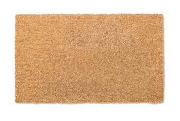 Transparent Background PNG Blank Door Mat.