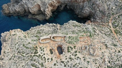 site archéologique talayotique historique sur l'île de Minorque 