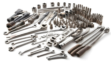 Fototapeta premium set of Automotive Service Tools ,generative ai