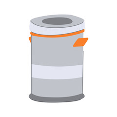 recycle trash bin cartoon vector illustration