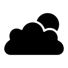 cloud with moon glyph 