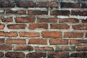 Exterior brick wall texture background