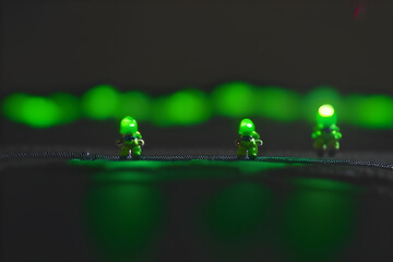Tiny Green Alian 