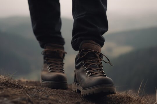 Mountain Majesty: Hiking Footprints