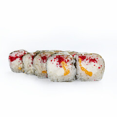 delicious sushi from the chef on a white background
