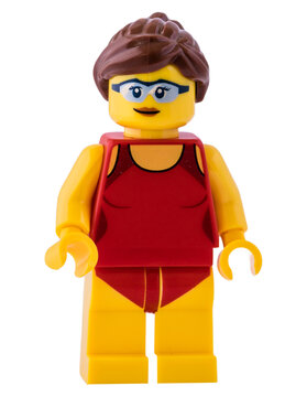 Dortmund - Deutschland 28. April 2023 Lego Minifigure 