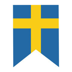 Flag of Sweden illustration