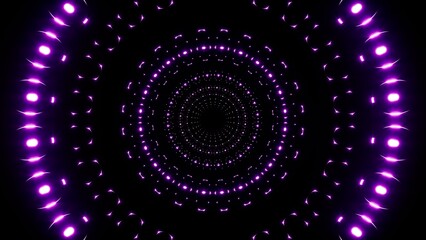 Endless purple circle light background