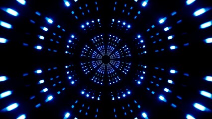 Glowing Blue Multiple Dot Lamps Background