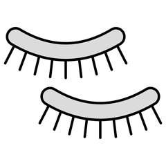 Modern design icon of eyelashes 