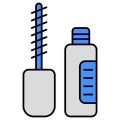 A beautiful design icon of mascara