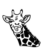 Giraffe Tongue SVG Cut File Clipart Silhouette